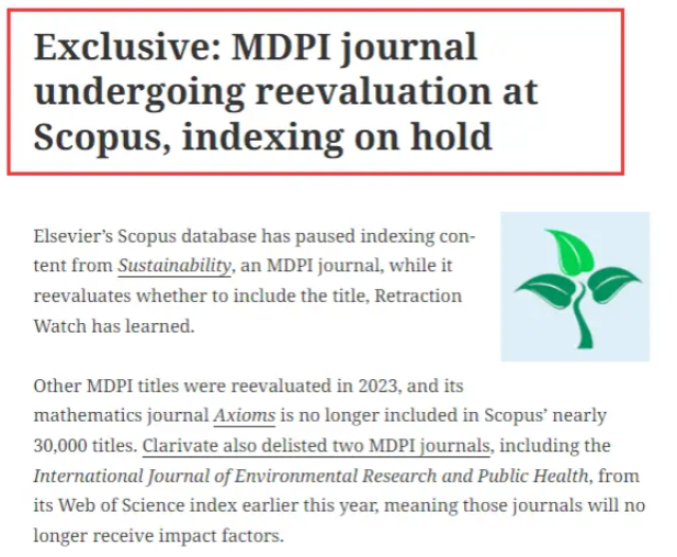ע���ˣ�MDPI�����Ȿ��ҵ�񿯱���ͣ��¼������